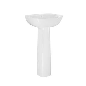 Lavamanos con pedestal Manantial blanco