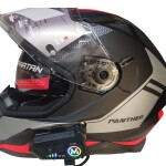 CASCO SPARTAN PANTHER  SV/NGR-GR-NRJ /ECE+INTERCOMUNICADOR V10