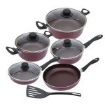 BATERIA 10 PIEZAS purpura