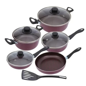BATERIA 10 PIEZAS purpura