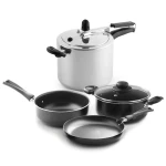 Combo Universal Olla a Presión + Sartén + Perol de Aluminio 6 L