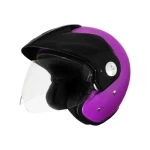 CASCO JET ZEUZ 507  morado mate