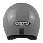 CASCO ZEUZ 507 JET GRIS NARDO BRILLO