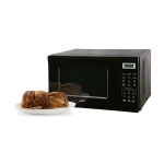 Microondas Kalley Negro Borde Plata 20 Litros