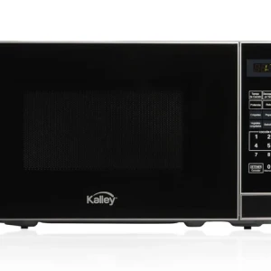 Microondas Kalley Negro Borde Plata 20 Litros