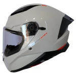 CASCO SPARTAN PANTHER BLACO BRILLO