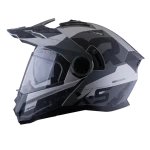CASCO XSPORT MULTIPROPOSITO ABATIBLE 165 Amtop Gris Negro Mate