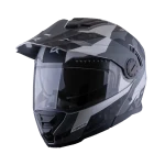 CASCO XSPORT MULTIPROPOSITO ABATIBLE 165 Amtop Gris Negro Mate