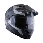 CASCO XSPORT MULTIPROPOSITO ABATIBLE 165 Amtop Gris Negro Mate
