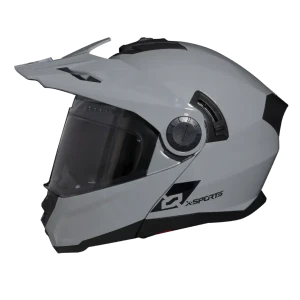 CASCO XSPORT MULTIPROPOSITO ABATIBLE 165 GRIS BRILLO