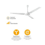 Ventilador de Techo KALLEY 55 Pulgadas K-VTB Blanco