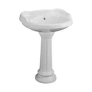 Lavamanos Mazara con Pedestal Blanco
